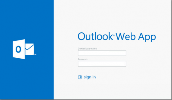 Exchange 2013 Outlook Web App FBA Page