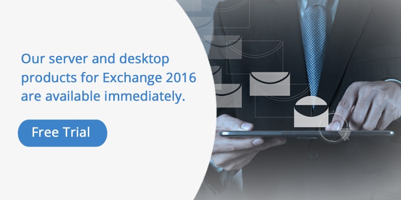 Messageware Product Releases for Exchange 2016